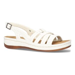 Easy Street Kehlani Women's Slingback Sandals, Size: 8W, White